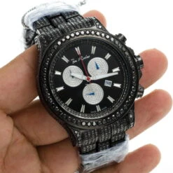 Hip Hop Joe Rodeo Men's Black Diamond Watch 26.7 20 Hip Hop Joe Rodeo Men's Black Diamond Watch 26.7 -Its Hot Jewelry Shop hip hop watches joe rodeo mens black diamond watch 267 p 22688 bod3