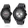 His And Hers Black Centorum Chronograph 1.05ct Diamond Watch Set 1 His And Hers Black Centorum Chronograph 1.05ct Diamond Watch Set -Its Hot Jewelry Shop his and hers watches centorum chronograph diamond watch set 105ct black 1 main