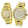 His And Hers Yellow Gold Plated Luxurman Diamond Watch Set 3.5ct 2 His And Hers Yellow Gold Plated Luxurman Diamond Watch Set 3.5ct -Its Hot Jewelry Shop his and hers watches yellow gold plated luxurman diamond watch set 35ct 1