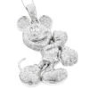 Huge 10K White Gold Diamond Mickey Mouse Pendant 4ct -Its Hot Jewelry Shop huge 10k diamond mickey mouse pendant 4ct p 44281 wh