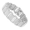 Iced Out 10K White Gold Pave Diamond Bracelet For Men 13.78 -Its Hot Jewelry Shop iced out bracelets 10k pave diamond bracelet 1378 p 35747 wh