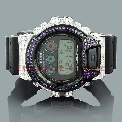 Iced Out Casio G-Shock Watch With Crystals 3 Iced Out Casio G-Shock Watch With Crystals