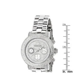 Iced Out Diamond 0.3ct Luxurman Diamond Watch For Women -Its Hot Jewelry Shop iced out diamond watches 03ct luxurman diamond watch p 43370 ruler