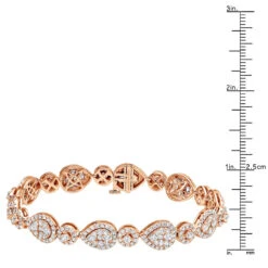 In Line 14K White Gold Unique Round Diamond Drop Bracelet For Women 7 Carat -Its Hot Jewelry Shop in line 14k gold unique round diamond drop bracelet for women 7 carat rulerro