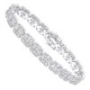 14K White Gold Baguette And Round Diamond Tennis Bracelet For Men & Women 14CT 1 14K White Gold Baguette And Round Diamond Tennis Bracelet For Men & Women 14CT -Its Hot Jewelry Shop jewelry 14k gold baguette and round diamond tennis bracelet for men women 14ct mainwh