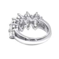 14K White Gold Diamond Anniversary Wedding Ring VS Round Brilliant Diamonds 3.2Ct -Its Hot Jewelry Shop jewelry 14k gold diamond anniversary wedding ring vs round brilliant diamonds 32ct backwh