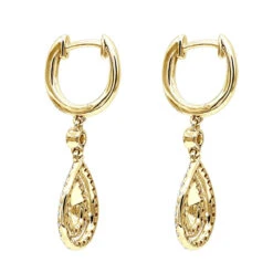 14K White Gold Diamond Dangle Drop Earrings For Women By Luxurman 1.2ct -Its Hot Jewelry Shop jewelry 14k gold diamond dangle drop earrings for women by luxurman 12ct backye