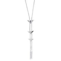 14K White Gold Diamond Triangle Necklace For Women Adjustable By LUXURMAN 0.25ct -Its Hot Jewelry Shop jewelry 14k gold diamond triangle necklace for women adjustable by luxurman 025ct backwh