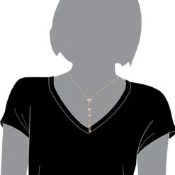 14K White Gold Diamond Triangle Necklace For Women Adjustable By LUXURMAN 0.25ct -Its Hot Jewelry Shop jewelry 14k gold diamond triangle necklace for women adjustable by luxurman 025ct bodro