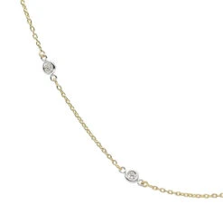 14K Yellow Gold Diamonds By The Yard Station Necklace For Women 0.5 Adjustable 27 14K Yellow Gold Diamonds By The Yard Station Necklace For Women 0.5 Adjustable -Its Hot Jewelry Shop jewelry 14k gold diamonds by the yard station necklace for women 05 adjustable boxye 1