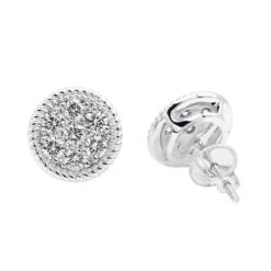 14K Yellow Gold Large Diamond Cluster Earrings Studs For Men & Women 5 Carat Look -Its Hot Jewelry Shop jewelry 14k gold large diamond cluster earrings studs for men women 5 carat look 803189 wh 20201221