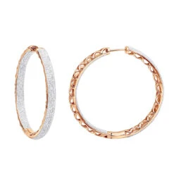 14K White Gold Large Diamond Hoop Earrings 3.5ct Inside Out Pave Setting 12 14K White Gold Large Diamond Hoop Earrings 3.5ct Inside Out Pave Setting -Its Hot Jewelry Shop jewelry 14k gold large diamond hoop earrings 35ct inside out pave setting ro