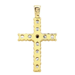 14K White Gold White And Black Diamond Cross Pendant For Men & Women 1.33ct 14 14K White Gold White And Black Diamond Cross Pendant For Men & Women 1.33ct -Its Hot Jewelry Shop jewelry 14k gold white and black diamond cross pendant for men women 133ct backye