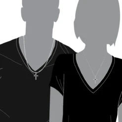 14K White Gold White And Black Diamond Cross Pendant For Men & Women 1.33ct 16 14K White Gold White And Black Diamond Cross Pendant For Men & Women 1.33ct -Its Hot Jewelry Shop jewelry 14k gold white and black diamond cross pendant for men women 133ct bodwh