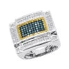 14K White Gold White Yellow And Blue Diamond Ring For Men 3.75 Carats Color Diamonds -Its Hot Jewelry Shop jewelry 14k gold white yellow and blue diamond ring for men 375 carats color diamonds 407073 mainwh