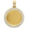 14K Yellow Gold Diamond Medallion Customizable Photo Memorial Pendant 3.7ct 2 14K Yellow Gold Diamond Medallion Customizable Photo Memorial Pendant 3.7ct -Its Hot Jewelry Shop jewelry 14k yellow gold diamond medallion customizable photo memorial pendant 37ct mainye
