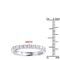 18K White Gold G VS Diamond Band For Women LUXURMAN 9 Stone Anniversary Ring 13 18K White Gold G VS Diamond Band For Women LUXURMAN 9 Stone Anniversary Ring -Its Hot Jewelry Shop jewelry 18k gold g vs diamond band for women luxurman 9 stone anniversary ring rulerwh