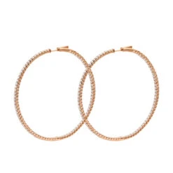 2.5 Inch Inside Out Diamond Hoop Earrings For Women 5 Carat VS Diamonds 14K Yellow Gold 19 2.5 Inch Inside Out Diamond Hoop Earrings For Women 5 Carat VS Diamonds 14K Yellow Gold -Its Hot Jewelry Shop jewelry 25 inch inside out diamond hoop earrings for women 5 carat vs diamonds 14k gold 001285 backro