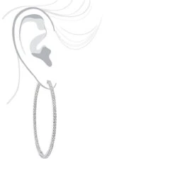 2.5 Inch Inside Out Diamond Hoop Earrings For Women 5 Carat VS Diamonds 14K Yellow Gold 20 2.5 Inch Inside Out Diamond Hoop Earrings For Women 5 Carat VS Diamonds 14K Yellow Gold -Its Hot Jewelry Shop jewelry 25 inch inside out diamond hoop earrings for women 5 carat vs diamonds 14k gold 001285 bodwh