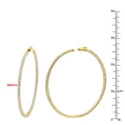 2.5 Inch Inside Out Diamond Hoop Earrings For Women 5 Carat VS Diamonds 14K Yellow Gold 24 2.5 Inch Inside Out Diamond Hoop Earrings For Women 5 Carat VS Diamonds 14K Yellow Gold -Its Hot Jewelry Shop jewelry 25 inch inside out diamond hoop earrings for women 5 carat vs diamonds 14k gold 001285 rulerye 1
