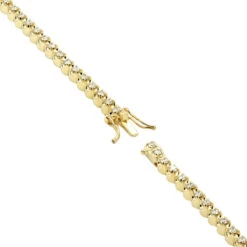 3 Carat Diamond Tennis Bracelet For Men & Women 14K Yellow Gold Prong Set Diamonds -Its Hot Jewelry Shop jewelry 3 carat diamond tennis bracelet for men women in 14k gold prong set diamonds 000828 backye