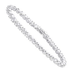 3 Carat Diamond Tennis Bracelet For Men & Women 14K Yellow Gold Prong Set Diamonds -Its Hot Jewelry Shop jewelry 3 carat diamond tennis bracelet for men women in 14k gold prong set diamonds 000828 wh 1