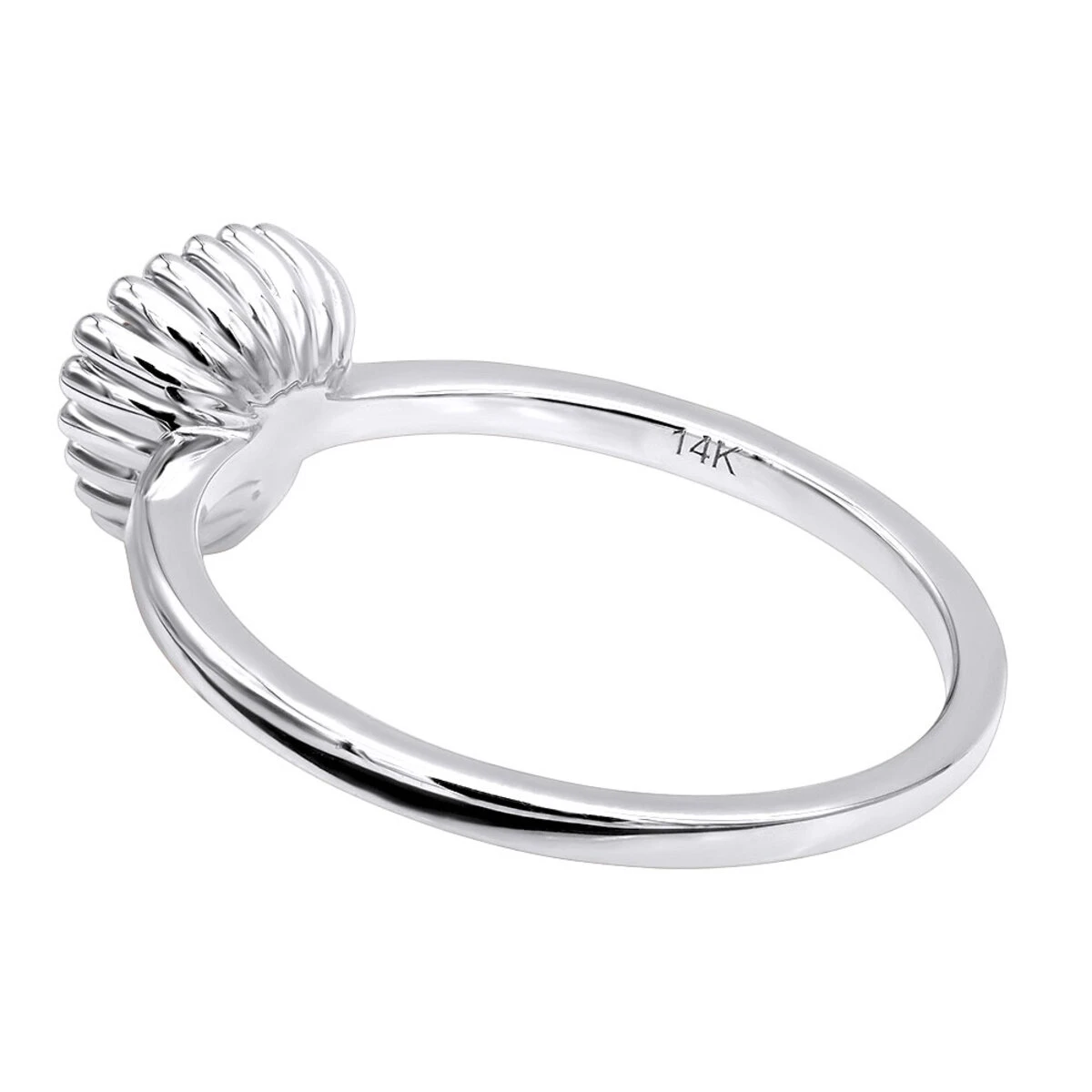 Affordable Fashion Promise Triangle Diamond Cluster Ring 14K Yellow Gold 6 Affordable Fashion Promise Triangle Diamond Cluster Ring 14K Yellow Gold - Image 4