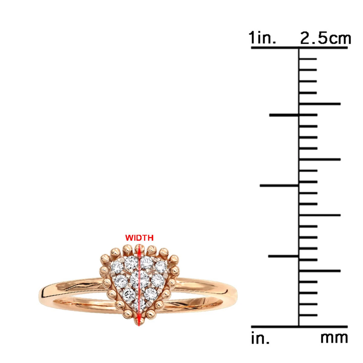 Affordable Fashion Promise Triangle Diamond Cluster Ring 14K Yellow Gold 14 Affordable Fashion Promise Triangle Diamond Cluster Ring 14K Yellow Gold - Image 12