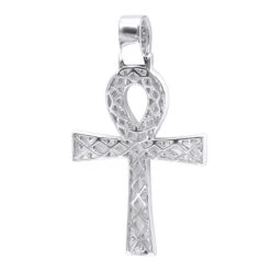 Egyptian Ankh Cross Diamond Pendant For Men 14K Yellow Gold G VS -Its Hot Jewelry Shop jewelry antique style egyptian ankh cross diamond pendant for men in 14k gold g vs backwh