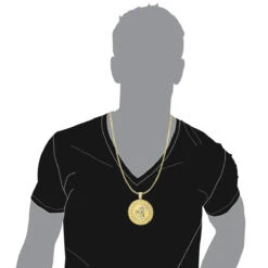 Custom Aztec Sun Stone Calendar Coin Diamond Pendant 18K Yellow Gold For Men 12 Custom Aztec Sun Stone Calendar Coin Diamond Pendant 18K Yellow Gold For Men -Its Hot Jewelry Shop jewelry custom aztec sun stone calendar coin diamond pendant in 18k gold for men bodye