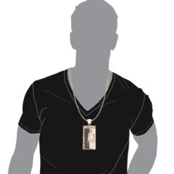 14K White Gold Tony Montana Scarface Character Diamond Pendant For Men -Its Hot Jewelry Shop jewelry custom real 14k gold tony montana scarface character diamond pendant for men bodro