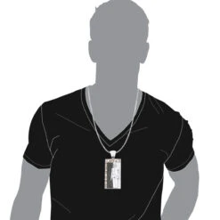 14K White Gold Tony Montana Scarface Character Diamond Pendant For Men -Its Hot Jewelry Shop jewelry custom real 14k gold tony montana scarface character diamond pendant for men bodwh