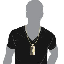 14K White Gold Tony Montana Scarface Character Diamond Pendant For Men -Its Hot Jewelry Shop jewelry custom real 14k gold tony montana scarface character diamond pendant for men bodye