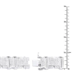 Fully Iced Out VS Diamond Bracelet For Men 14K Yellow Gold By Joe Rodeo 21 Carats -Its Hot Jewelry Shop jewelry fulliy iced out vs diamond bracelet for men in 14k gold by joe rodeo 21 carats rulerwh