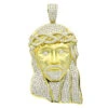 Large 18K Yellow Gold Hip Hop Jesus Face VS Diamond Pendant For Men -Its Hot Jewelry Shop jewelry hip hop jewelry piece large jesus face vs diamond pendant for men 18k gold mainye