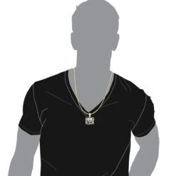 Hip Hop 10K Yellow Gold Rich Hood Pendant For Men 2CT Diamonds -Its Hot Jewelry Shop jewelry hip hop jewelry real 10k gold rich hood pendant for men 185ct diamonds bodye 1