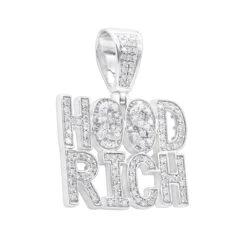 Hip Hop 10K Yellow Gold Rich Hood Pendant For Men 2CT Diamonds -Its Hot Jewelry Shop jewelry hip hop jewelry real 10k gold rich hood pendant for men 185ct diamonds wh 1