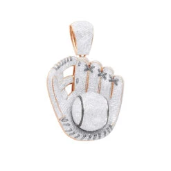 Iced Out Baseball Glove Real Diamond Pendant For Men By Joe Rodeo 14K White Gold -Its Hot Jewelry Shop jewelry iced out baseball glove real diamond pendant for men by joe rodeo 14k gold ro