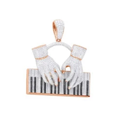 Joe Rodeo 14K White Gold Black And White Diamond Men's Piano Pendant 10 Joe Rodeo 14K White Gold Black And White Diamond Men's Piano Pendant -Its Hot Jewelry Shop jewelry joe rodeo jewelry 14k gold black and white diamond mens piano pendant ro