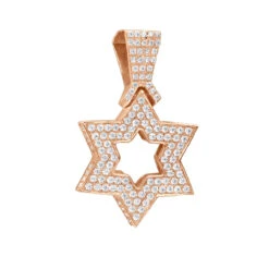 Large 14K Yellow Gold Diamond Star Of David Pendant For Men & Women 12 Large 14K Yellow Gold Diamond Star Of David Pendant For Men & Women -Its Hot Jewelry Shop jewelry large 14k gold diamond star of david pendant for men women jewish jewelry ro