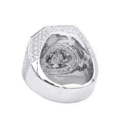 Large 14K White Gold Statement Invisible Set Princess Cut Diamond Ring For Men By Joe Rodeo 13 Large 14K White Gold Statement Invisible Set Princess Cut Diamond Ring For Men By Joe Rodeo -Its Hot Jewelry Shop jewelry large 14k gold statement invisible set princess cut diamond ring for men by joe rodeo backwh