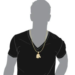 Large 10K Yellow Gold Horse Head Diamond Pendant For Men 4.5 Carat 16 Large 10K Yellow Gold Horse Head Diamond Pendant For Men 4.5 Carat -Its Hot Jewelry Shop jewelry large real 10k gold horse head diamond pendant for men 4 carat bodye