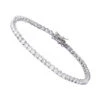 Eternity Line Ladies Diamond Tennis Bracelet 4 Carats 14K White Gold -Its Hot Jewelry Shop jewelry line bracelets elegant ladies diamond tennis bracelet 4 carats 14k gold mainwh