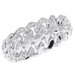 LUXURMAN Bands Solid 14K Yellow Gold Cuban Link Chain Diamond Ring For Men 0.7ct 11 LUXURMAN Bands Solid 14K Yellow Gold Cuban Link Chain Diamond Ring For Men 0.7ct -Its Hot Jewelry Shop jewelry luxurman bands solid 14k gold cuban link chain diamond ring for men 07ct wh