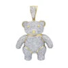 Luxurman Charms 10K Yellow Gold Large Teddy Bear Diamond Pendant Men's 3.25ct 2 Luxurman Charms 10K Yellow Gold Large Teddy Bear Diamond Pendant Men's 3.25ct -Its Hot Jewelry Shop jewelry luxurman charms real 10k gold large teddy bear diamond pendant mens 325ct mainye