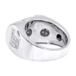 Luxurman Diamond Ring For Men 10K Yellow Gold 1.65ct -Its Hot Jewelry Shop jewelry luxurman diamond ring for men 10k gold 165ct backwh