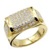 Luxurman Diamond Ring For Men 10K Yellow Gold 1.65ct