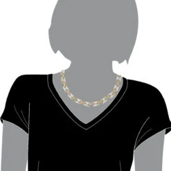 Luxurman Unique 14K Yellow Gold Pave Diamond Necklace For Women 12.9ct 16 Luxurman Unique 14K Yellow Gold Pave Diamond Necklace For Women 12.9ct -Its Hot Jewelry Shop jewelry luxurman unique 14k gold pave diamond necklace for women 129ct bodye