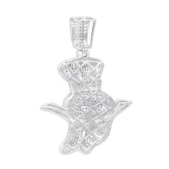 Men's 10K Yellow Gold Diamond Pillsburry Doughboy Pendant For Men 1.33Ct -Its Hot Jewelry Shop jewelry mens jewelry real 10k gold diamond pillsberry doughboy pendant for men 133ct backwh