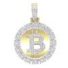 10K Yellow Gold Bitcoin Pendant With Diamonds 2 Carat Men's Circle Charm 1 10K Yellow Gold Bitcoin Pendant With Diamonds 2 Carat Men's Circle Charm -Its Hot Jewelry Shop jewelry real 10k gold bitcoin pendant with diamonds 2 carat mens circle charm mainye